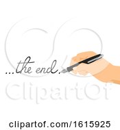 Hand Fountain Pen Creative Writing Illustration by BNP Design Studio