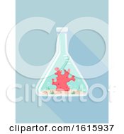 Poster, Art Print Of Flask Coral Experiment Illustration