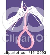 Hands Suicide Illustration