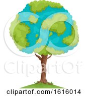 Poster, Art Print Of Tree Earth Illustration