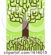 Tree Genealogy Roots Branches Illustration