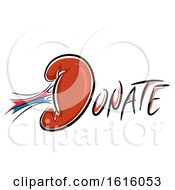 Organ Donate Lettering Kidney Illustration by BNP Design Studio