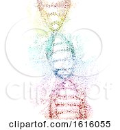 Pointillism DNA Illustration