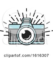 Clipart Of A Camera Design Royalty Free Vector Illustration