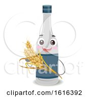 Poster, Art Print Of Mascot Wine Rice Illustration