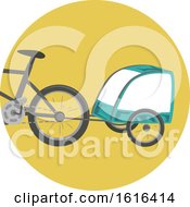 Poster, Art Print Of Trailer Bike Illustration