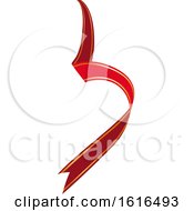 Poster, Art Print Of Red And Gold Christmas Ribbon