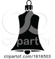 Clipart Of A Christmas Bell Royalty Free Vector Illustration by dero