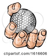 Poster, Art Print Of Hand Holding Golf Ball
