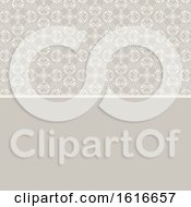 Poster, Art Print Of Decorative Background With An Elegant Pattern Design