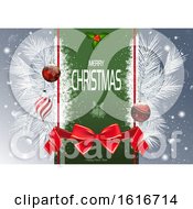 Poster, Art Print Of Merry Christmas Happy New Year Greeting