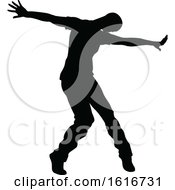 Poster, Art Print Of Break Dancer Silhouette
