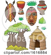 Poster, Art Print Of Tribal African Items