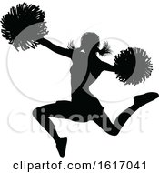Poster, Art Print Of Cheerleader Silhouette