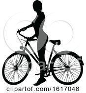 Female Cyclist by AtStockIllustration