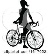 Poster, Art Print Of Female Cyclist