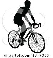 Poster, Art Print Of Man Riding A Bike