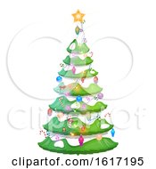Poster, Art Print Of Christmas Tree Design