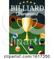 Poster, Art Print Of Billiards Design