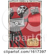 Poster, Art Print Of Distressed Movie Background