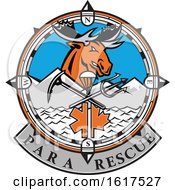 Poster, Art Print Of Para Rescue Moose Head Design
