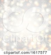 Poster, Art Print Of Christmas Lights And Snowflakes