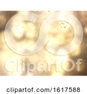 Poster, Art Print Of Gold Confetti On Bokeh Lights Background