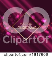 Christmas Background With Bokeh Lights Design