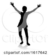 Poster, Art Print Of Woman Arms Raised Person Silhouette