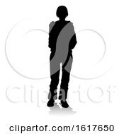 Young Person Silhouette by AtStockIllustration