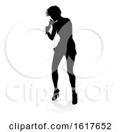 Singer Pop Country Or Rock Star Silhouette Woman