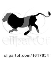 Poster, Art Print Of Lions Silhouette