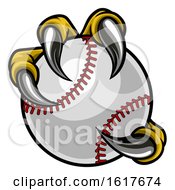Eagle Bird Monster Claw Holding Baseball Ball