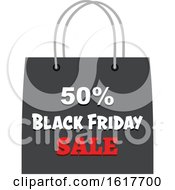 Poster, Art Print Of Black Friday Sale Shopping Bag