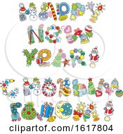 Poster, Art Print Of Happy New Year Greeting In English And Russian