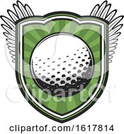 Poster, Art Print Of Golfing Sports Design