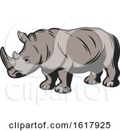 Poster, Art Print Of Rhino