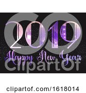 Poster, Art Print Of Sparkle Happy New Year Background