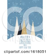 Poster, Art Print Of Christmas Card Background