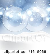 Poster, Art Print Of Christmas Snow Background