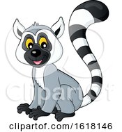 Poster, Art Print Of Happy Lemur