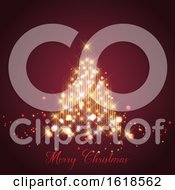 Poster, Art Print Of Sparkle Christmas Tree Background