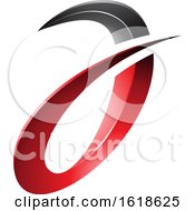 Red And Black Glossy Letter A