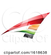 Poster, Art Print Of Colorful Dynamic Flying Letter A