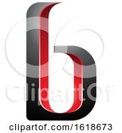 Poster, Art Print Of Red And Black Letter B