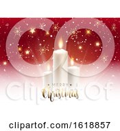 Poster, Art Print Of Christmas Candle Background
