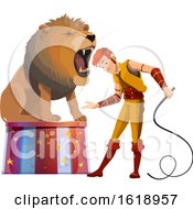 Poster, Art Print Of Circus Lion Tamer