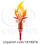 Poster, Art Print Of Flaming Torch