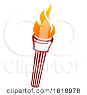 Poster, Art Print Of Flaming Torch