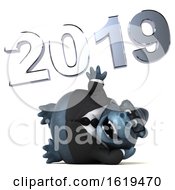 3d Business Gorilla On A White Background